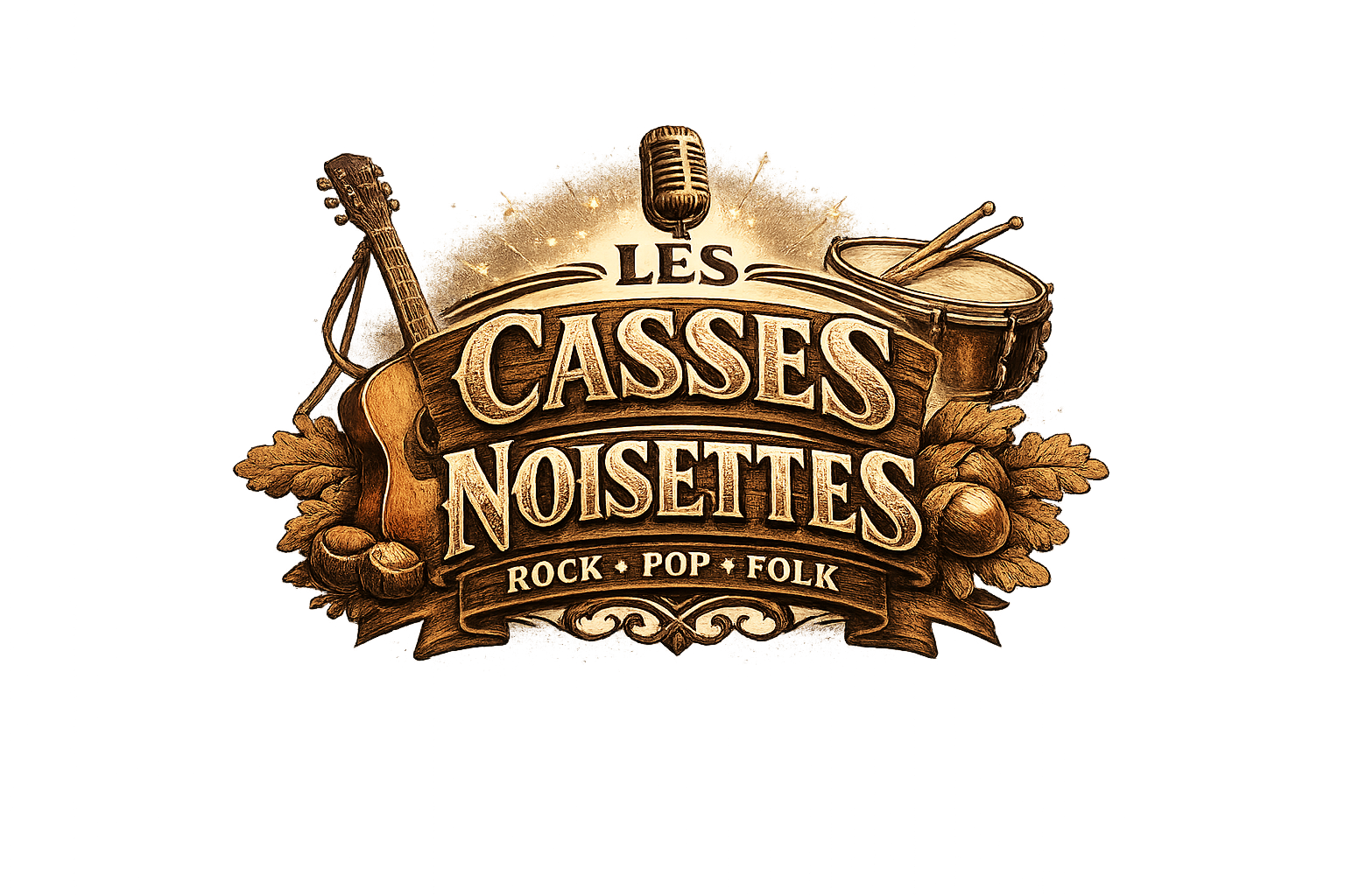 Les Casses Noisettes - Duo Rock Pop Folk